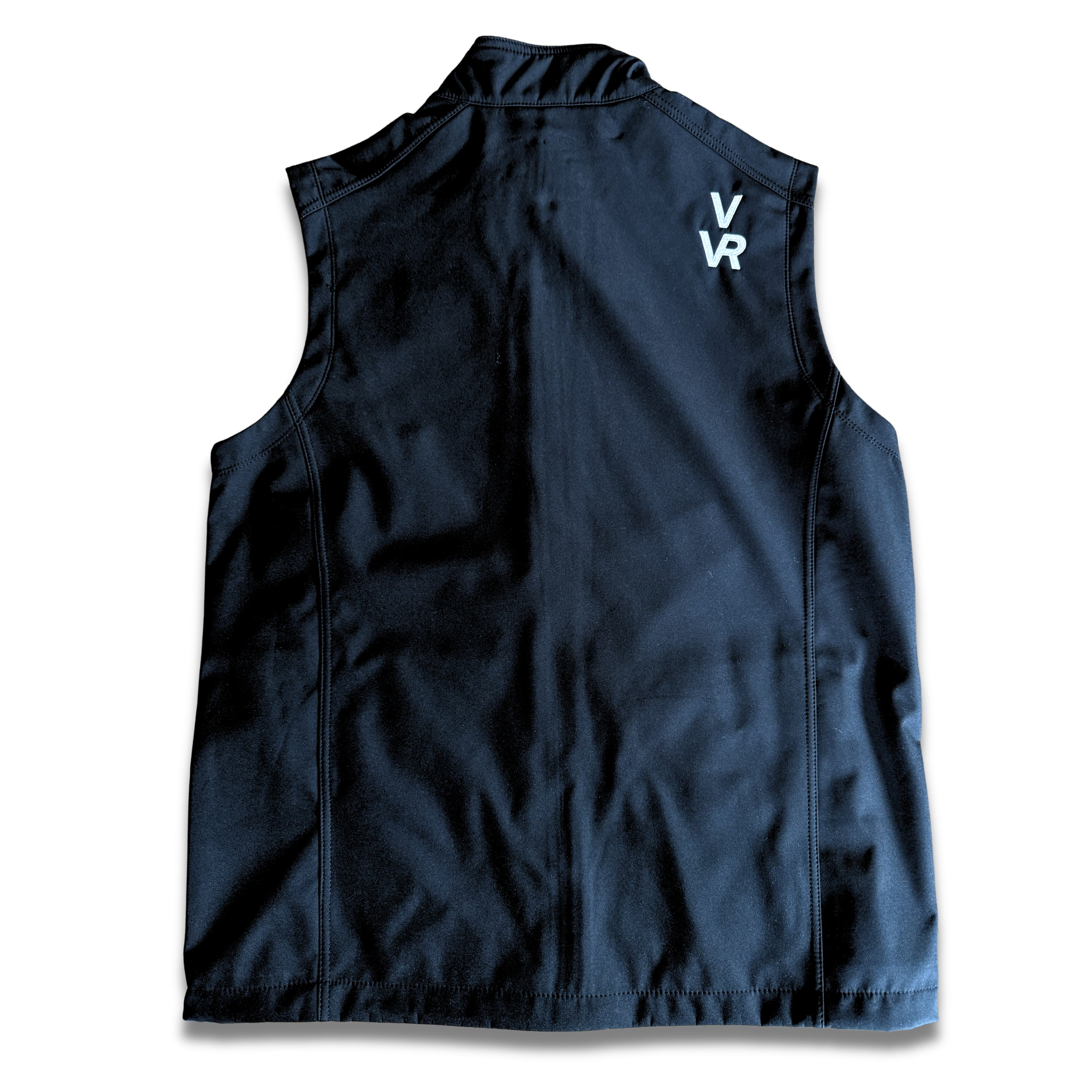 Men's Soft Shell Vest logo front and back