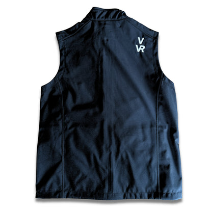 Men's Soft Shell Vest logo front and back